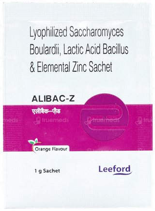 Alibac Z Orange Flavour Sachet 1Gm